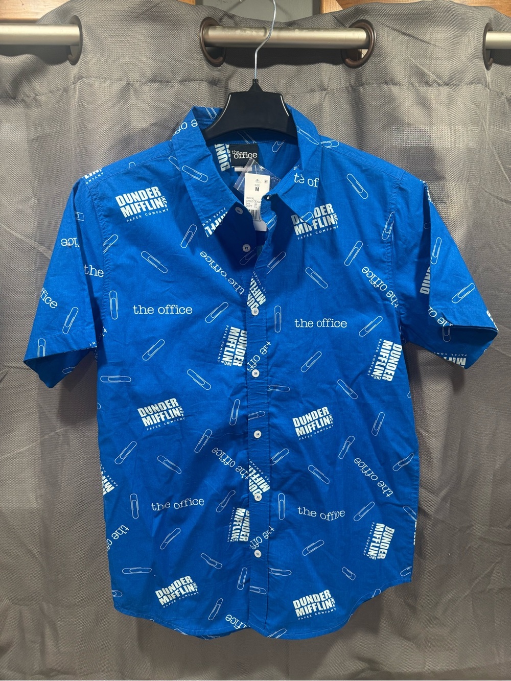 Short-Sleeve Button-Down Shirt - Blue
